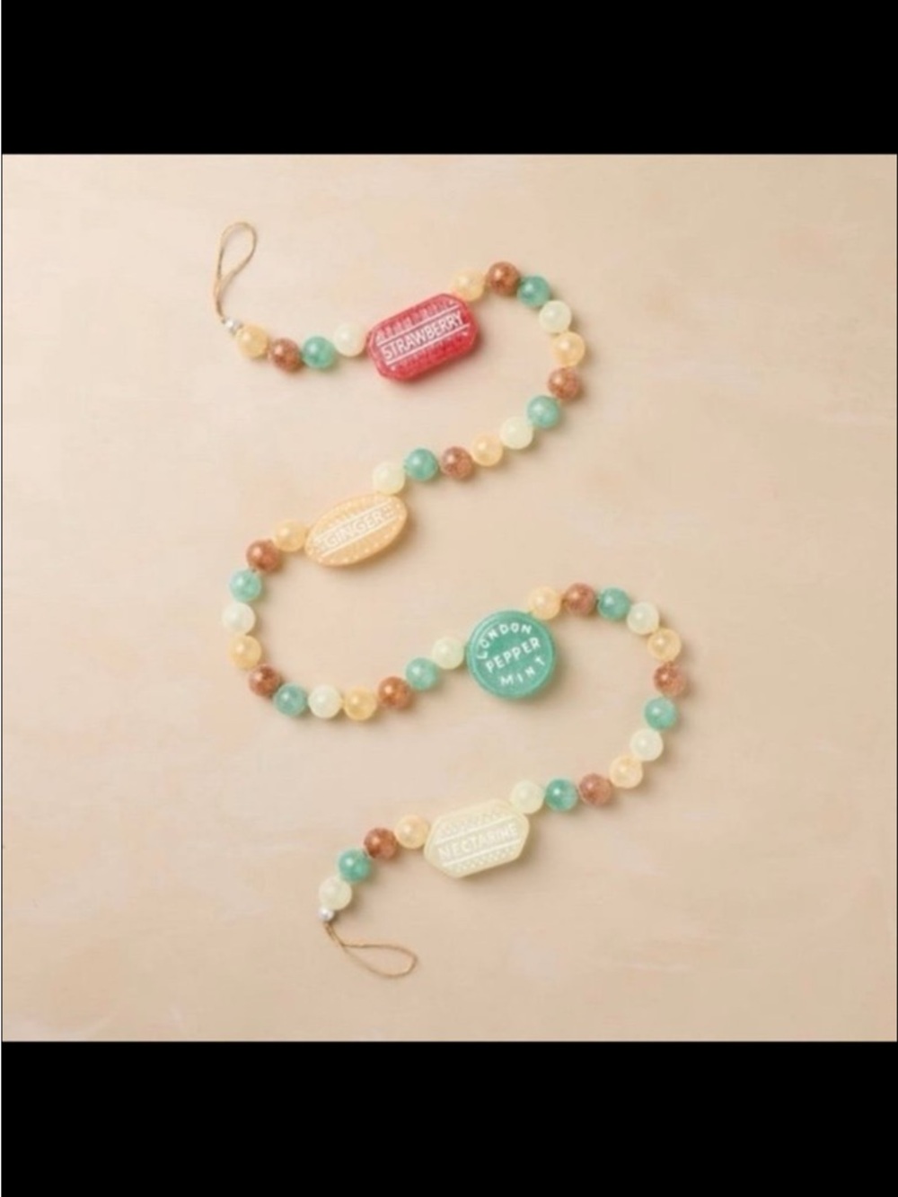 5’ Glass Candy Garland from John Derian